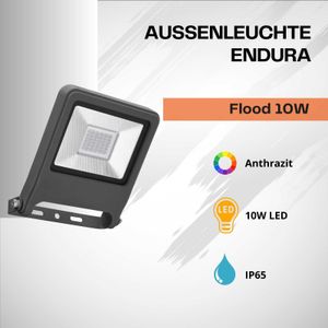 Ledvance LED Außenleuchte Endura Flood Warm White dunkelgrau