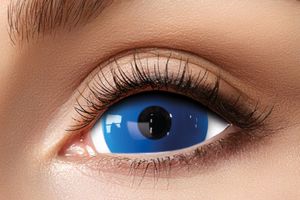 Medium Sclera Kontaktlinsen 20mm verschiedene Farben Blau-N59