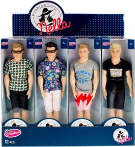 Nella Boy Doll Mix4 P12 Mc Cena za 1 ks