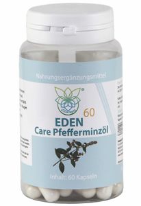 VITARAGNA® Eden Care Pfefferminzöl Kapseln 60, besonders gute Verträglichkeit durch magensaftresistente Kapseln