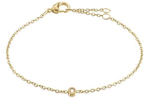 Boccia 03058-04 Damen-Armband Titan Goldplattiert mit Diamant