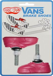 Kool-Stop Bremsschuhe T7 BMX Vans V-Brake, L=46,1mm für Aluminiumfelgen, pink