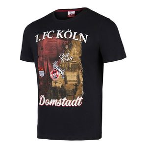 1. FC Köln T-Shirt „Lokomotivstr." Gr. M