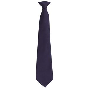 Premier - "Colours Fashion" kravata s klipom pre mužov/dámy uni PC6753 (jedna veľkosť) (tmavomodrá)