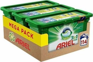 Ariel All in 1 Pods Reguläres Waschmittel - Vorteilspack 3 x 37 Waschgänge - Waschmittel-Pods