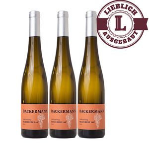 Weißwein Rheinhessen Huxelrebe Weingut Dackermann Beerenauslese 148° Süßwein  (3 x 0,5 l)