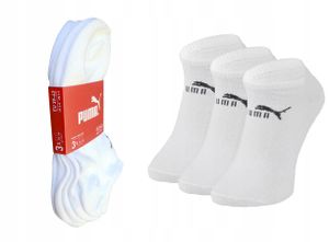 3er Pack PUMA SNEAKER Socken Herren Damen Uni Kurzsocken Sockenfüße 39/42 MULTI