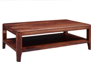 MASSIVMOEBEL24 Couchtisch Sheesham 120x70x40 walnuss geölt BROOKLYN #11