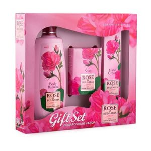 Geschenkset - Körperlotion, Seife und Handcreme von Rose of Bulgaria Rosen