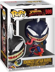 Marvel Sider-Man Maximum Venom - Venomized Captain Marvel 599 - Funko Pop! - Vinyl Figur