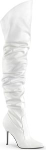 CLASSIQUE-3011 Damen Boots von Pleaser, Weiß  , EU 35, US 5
