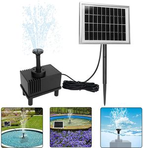 ACXIN Solar Teichpumpe Outdoor Wasserpumpe Solar Springbrunnen Solarpumpen Gartenpumpe für Gartenteich (2W Platz) (Typ C)
