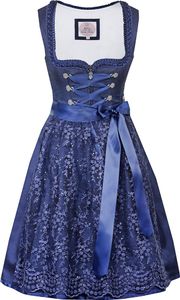 Dirndl Himmelkron 58cm Länge marine 42