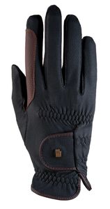 ROECKL Handschuhe MALTA Roeck grip -bicolour- schwarz/mokka, 9