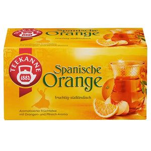 Teekanne Spanische Orange 50g, 20 Beutel Aromatischer Tee Natürlish Kräutertee 1 Packung