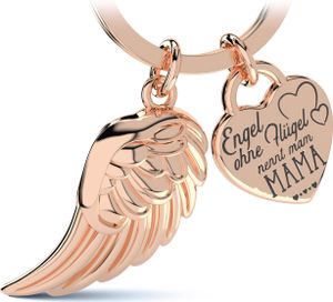 LANOLU Schlüsselanhänger Mama, Anhänger beste Mama Schlüsselanhänger, Geschenk für Mutter zum Muttertag, Geburtstagsgeschenk Mütter