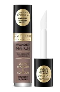Eveline Cosmetics, Wonder Match, Bronzer w płynie nr 01, 4,5 ml