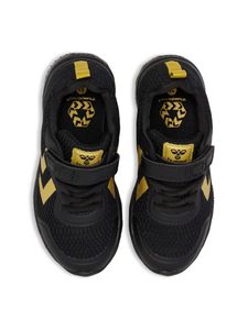 Hummel Actus Recycled JR Sneakers Kinder schwarz gold Gr 37