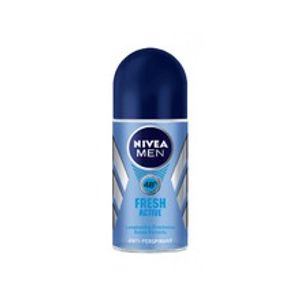NIVEA Men Fresh Active, Männer, Antitranspirant, Roll-on Deodorant, Box, 50 ml, 48 h