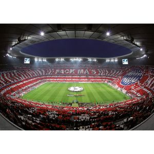 A.S. Création Papier Fototapete Fußball Rot FCB  DD118845 Designwalls 2.0