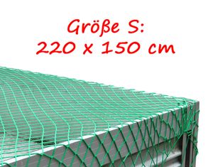 Abdecknetz GR. 220x150cm Anhängernetz Gepäcknetz zur Ladungssicherung Transportnetz Netz