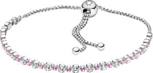 Pandora Timeless Armband 599377C02-1 und 599377C02-2  Pink And Clear Sparkle Sliding Bracelet Silbe
