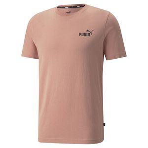 PUMA Herren T-Shirt - ESS Small Logo Tee, Rundhals, Kurzarm, uni Rosa (Rosette) XL