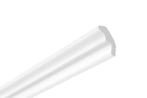 HEXIMO Deckenleisten aus Styropor XPS - Hochwertige Stuckleisten leicht & robust im modernen Design - (2 Meter ZG4 - 28x17mm) Stuckprofil Zierprofil Eckprofil Styroporprofil Winkelprofil