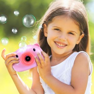 Seifenblasen-Kamera Süße Seifenblasenmaschine; Seifenblasen-Pistole für Kinder; Bubble-Machine, Elektrische Bubble-Gun für Kinder-Geburtstage, Hochzeit, Feiern