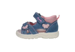 Lurchi Gioa Kinderschuhe Mädchen Sandaletten Minilette Blau Freizeit, Schuhgröße:26 EU