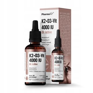 Pharmovit Vitamin K2+D3-Vit 4000 IU 30 ml Tropfen Knochen Immunität