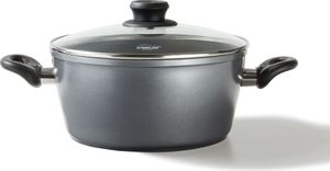 Stoneline XXL Kochtopf 7195 5 L, Alu-Druckguss, Grau, Deckel inklusive