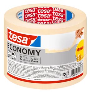 tesa Malerband Economy - 2x 50m x 30mm + 50m x 19mm