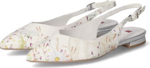 Högl Damen Slingballerinas Weiß Glattleder Größe: 42