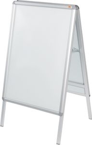 Nobo 1902206, Prenosná nástenka, Strieborná, Hliník, PVC, Oceľ, A1, 605 mm, 1095 mm