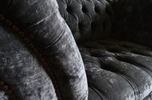 Polster Sofas Design Luxus Couch Sofa 4 Sitzer Stoff Couchen Viersitzer Samt Neu