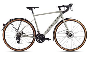 CHILLIZ Gravelbike Gravel 28 Zoll GL.02 grau Rahmenhöhe 57 cm Schutzbleche Damen Herren 14 Gänge mech. Scheibenbremse