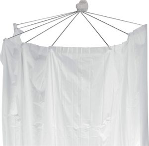 Spirella Duschspinne Duschfaltschirm "Ombrella" weiß Duschvorhang Spirella Duschspinne Duschfaltschirm "Ombrella" weiß Duschvorhang