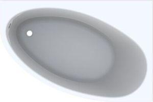 Geberit Eckbadewanne RENOVA asymmetrisch, 1500 x 1000 mm rechts weiß