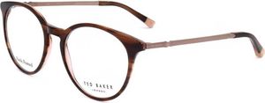 Ted Baker TB9196 152 BROWN HORN/TEAL 50/18/140 Damen Brillen