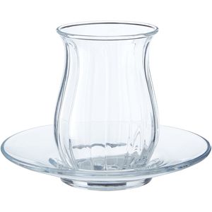 Pasabahce Teegläser Teeglas Set 12 teilig 138cc Spülmaschinengeeignet Cay Bardagi Set