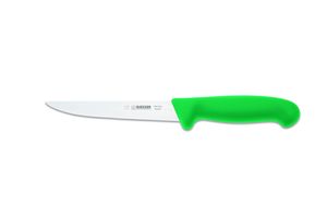 Giesser Messer Ausbeinmesser Schlachtmesser gerade Klinge stark - 16 cm, Grün