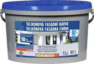 Silikónová fasádna farba Hornbach biela 5 l