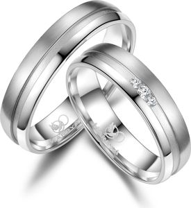 MARRYA Silber Ringe Trauringe Eheringe Partnerringe SI-18