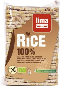 Lima Dünne VK-Reiswaffeln mit Salz -- 130g