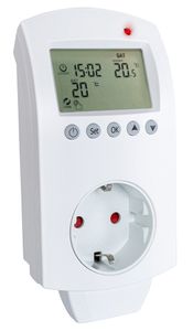 Heidenfeld Steckdosenthermostat HF-DT100, digitaler Thermostat