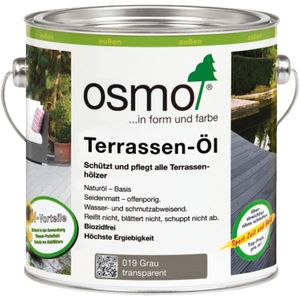 Osmo Terrassen Öl grau für zahlreiche Edel und Nadelhölzer 2500ml