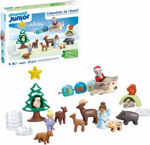 PLAYMOBIL® Kalendarz adwentowy 70297 - Śnieżne Boże Narodzenie - PLAYMOBIL® Junior