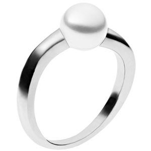 Skagen SKJ0293 Dámský prsten Pearl z nerezové oceli Pearl White 53 (16.9)