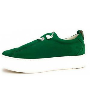 Paul Green Sneaker - Grün Nubuk Größe: 41 Normal